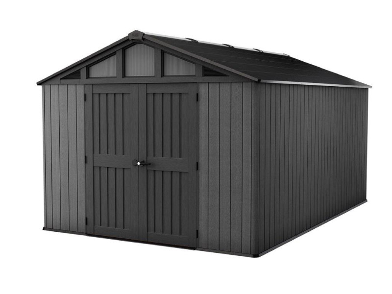 Záhradný domček Keter Stronghold 10 x 15 šedý, s podlahou