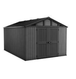 Záhradný domček Keter Stronghold 10 x 15 šedý, s podlahou