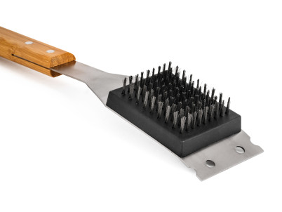 Grilovacie náradie G21 čistiaca kefa s drevenou rukoväťou