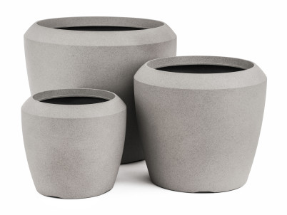 Kvetináč G21 Cement Round 33,5 x 33,5 x 30,5