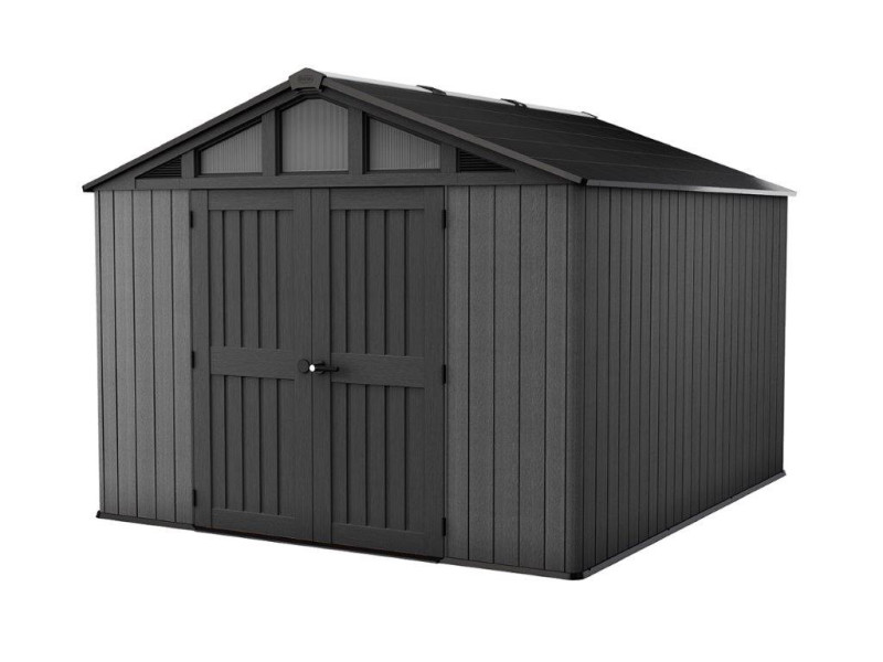 Záhradný domček Keter Stronghold 10 x 11,5 šedý, s podlahou