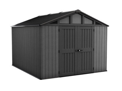 Záhradný domček Keter Stronghold 10 x 11,5 šedý, s podlahou