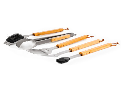 Grilovacie náradie G21 sada 3 ks s drevenou rukoväťou