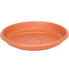 Podložka pod kvetináč ICS ERICA okrúhla, terakota, 16 cm