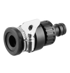 Adaptér DY8012, 1/2", Snap-In, na záhradnú hadicu, s kovovou sponou