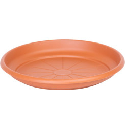 Podložka pod kvetináč ICS ERICA okrúhla, terakota, 22 cm