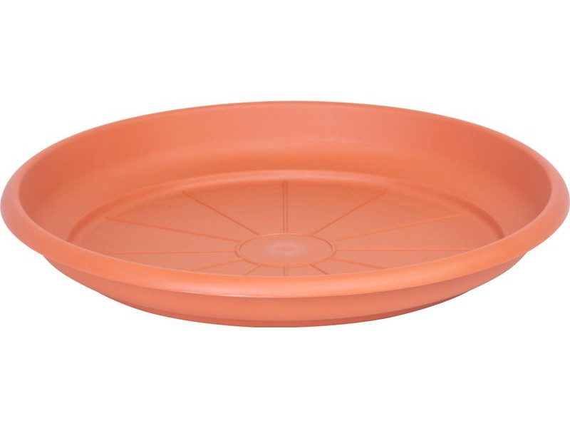 Podložka pod kvetináč ICS ERICA okrúhla, terakota, 28 cm