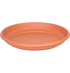 Podložka pod kvetináč ICS ERICA okrúhla, terakota, 33 cm