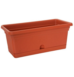 Kvetináč ICS MELISSA 40x20x16 cm, 6 lit, truhlík, s podložkou