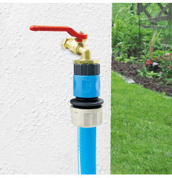 Adaptér AQUACRAFT® 550981, MAX-Flow, 3/4"x1", na záhradnú hadicu