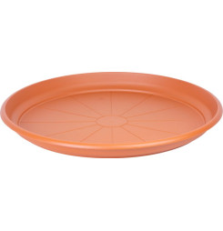 Podložka pod kvetináč ICS ERICA okrúhla, terakota, 80 cm