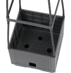 Kvetináč Strend Pro Herrison FP8018, s opornou vežou, 250x250x1050 mm