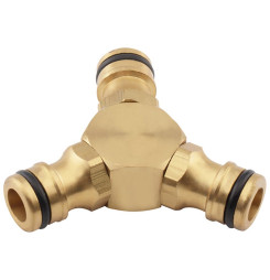 Spojovací medzikus Strend Pro, mosadzný, 1/2", 3- cestný