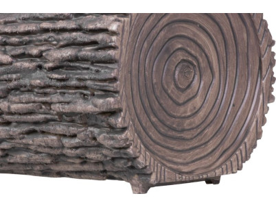 Kvetináč Strend Pro Woodeff, walnut, 22x35 cm, truhlík, kmeň, efekt dreva