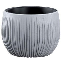 Kvetináč BETON Bowl, 18x14 cm, sivý, vzhľad betón