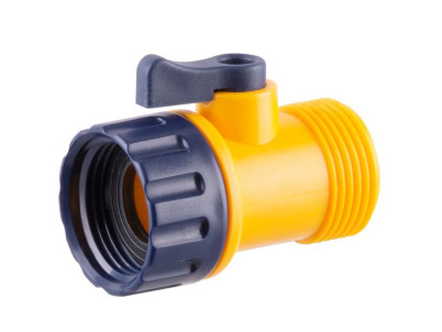 Spojka Strend Pro Garden, rozbočovač, 1-way, záhradná, s ventilom
