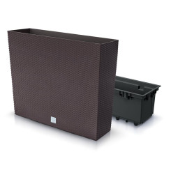 Kvetináč s vložkou RATO Case 580x180x498 mm, hnedý