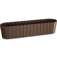 Kvetináč BOARDEE Case 587x144x130 mm, hnedý