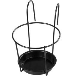 Držiak BUMETA Extra strong, vešiak, kovový, na kvetináč, na zábradlie, s podložkou, 15 cm