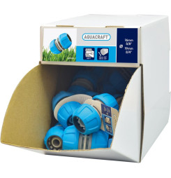 Spojka AQUACRAFT® 552095, SoftTouch 5/8"-3/4", na spájanie a opravu záhradných hadíc, Sellbox 35 ks