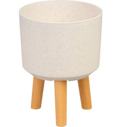 Kvetináč Strend Pro, farba White Weath Finish, 20x20x26 cm