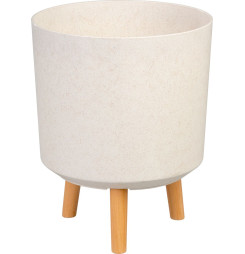 Kvetináč Strend Pro, farba White Weath Finish, 30x30x37 cm