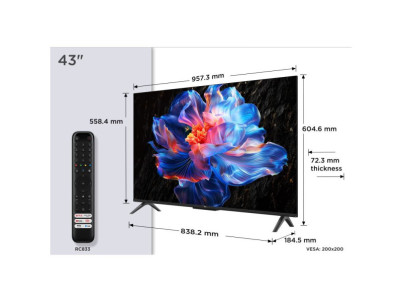 TCL P6K Smart LED Google TV 43" 4K (43P6K)
