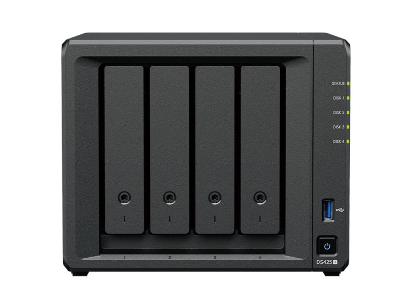 SYNOLOGY DS425+, NAS Server, 4xHDD/SSD, 2xM.2