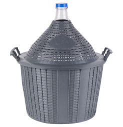 Demižón Strend Pro Cada Inco, 34 lit. sklenený, demižón na víno a pálenku, plastový kryt