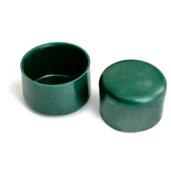 Čiapka Strend Pro METALTEC, na okrúhly stĺpik, plastová, zelená, 38 mm