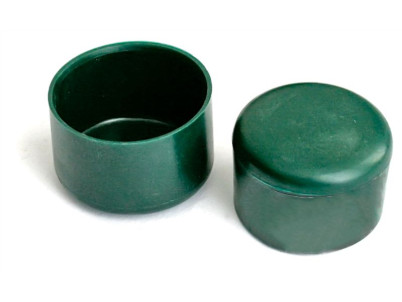 Čiapka Strend Pro METALTEC, na okrúhly stĺpik, plastová, zelená, 38 mm