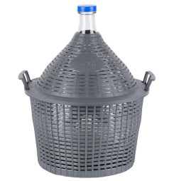 Demižón Strend Pro Cada Inco, 20 lit. sklenený, demižón na víno a pálenku, plastový kryt