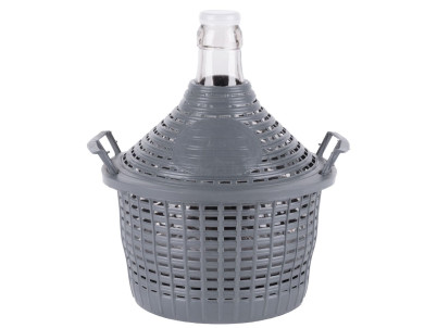 Demižón Strend Pro Cada Inco, 5 lit. sklenený, demižón na víno a pálenku, plastový kryt