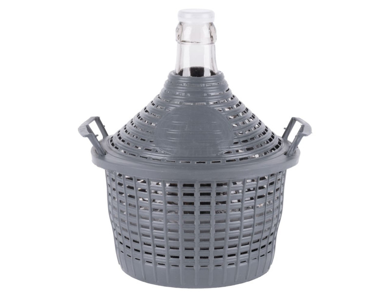 Demižón Strend Pro Cada Inco, 5 lit. sklenený, demižón na víno a pálenku, plastový kryt