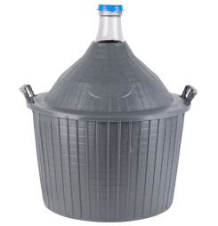 Demižón Strend Pro Cada Inco, 54 lit. sklenený, demižón na víno a pálenku, plastový kryt