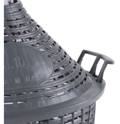 Demižón Strend Pro Cada Inco, 10 lit. sklenený, na víno a pálenku, plastový kryt