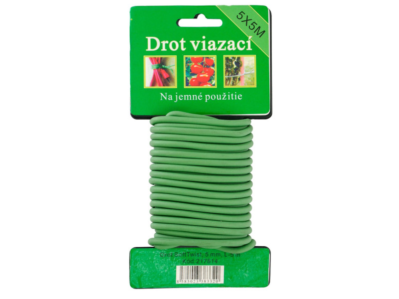 Drôt SoftTwist, 5 mm, L-5 m, viazací, záhradný