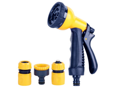 Sada zavlažovacia Strend Pro Garden TS4020, záhradná, na hadicu, 1x pištoľ, 2x spojka, 1x adaptér