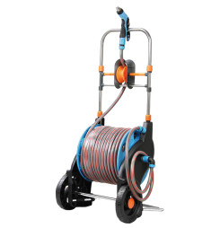Vozík Strend Pro 5020, so záhradnou hadicou 1/2", L-50+2 m, pištoľ, spojky, adaptéry, navijač