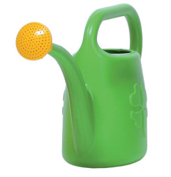 Konva s ružicou KONI, 2 lit., na polievanie, plastová, zelená