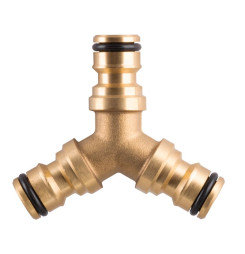 Rozbočovač GF121, typ Y, spojka 3-way, kovový, 3/4", záhradný, na hadicu