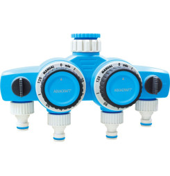 Časovač AQUACRAFT® 290040, mechanický, 4-way, rozbočovač, záhradný, na hadicu, max. 120 min
