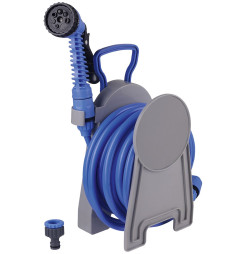 Navíjač Strend Pro HC421, so záhradnou hadicou L-10 m, pištoľ