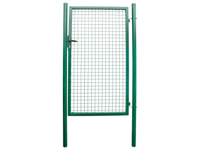 Brána Strend Pro METALTEC ECO, 1000/1400/50x50 mm, hranatý rám, zelená, jednokrídlová, záhradná, ZN+PVC, RAL6005 Brána Strend Pro METALTEC ECO, 1000/1400/50x50 mm, hranatý rám, zelená, jednokrídlová, záhradná, ZN+PVC, RAL6005
