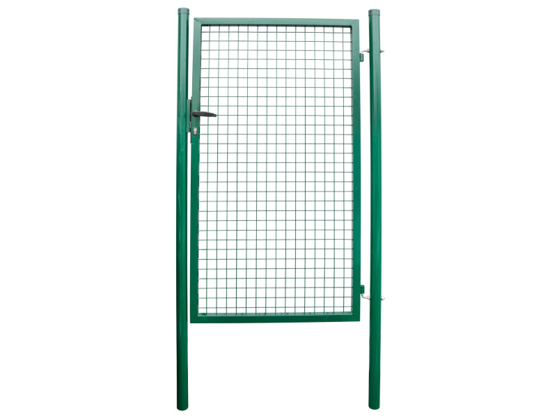 Brána Strend Pro METALTEC ECO, 1000/1400/50x50 mm, hranatý rám, zelená, jednokrídlová, záhradná, ZN+PVC, RAL6005 Brána Strend Pro METALTEC ECO, 1000/1400/50x50 mm, hranatý rám, zelená, jednokrídlová, záhradná, ZN+PVC, RAL6005