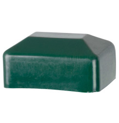 Čiapka Strend Pro EUROSTANDARD, na hranatý stĺpik, čiapočka, plastová, zelená, 60x40 mm