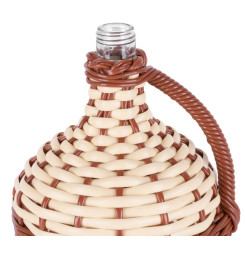 Demižón Strend Pro Cada Wilo, 2 lit. sklenený, na víno a pálenku, opletený, MIX farieb