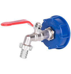 Sada Strend Pro, ventil 1/2" (Zn redukcia 3/4") + plastová redukcia 60 mm + výpust 3/4" , na IBC nádrž