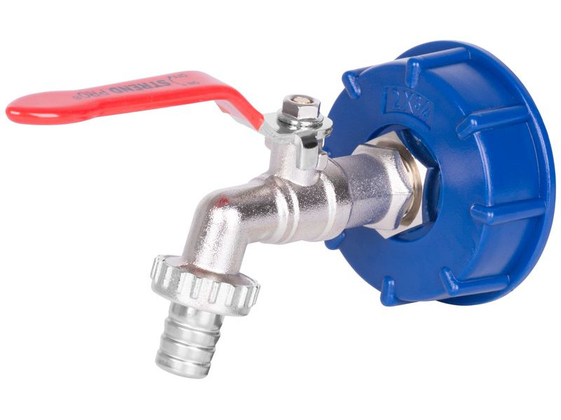 Sada Strend Pro, ventil 1/2" (Zn redukcia 3/4") + plastová redukcia 60 mm + výpust 3/4" , na IBC nádrž Sada Strend Pro, ventil 1/2" (Zn redukcia 3/4") + plastová redukcia 60 mm + výpust 3/4" , na IBC nádrž