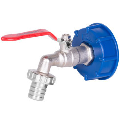 Sada Strend Pro, ventil 3/4" + plastová redukcia 60 mm + výpust 1", na IBC nádrž